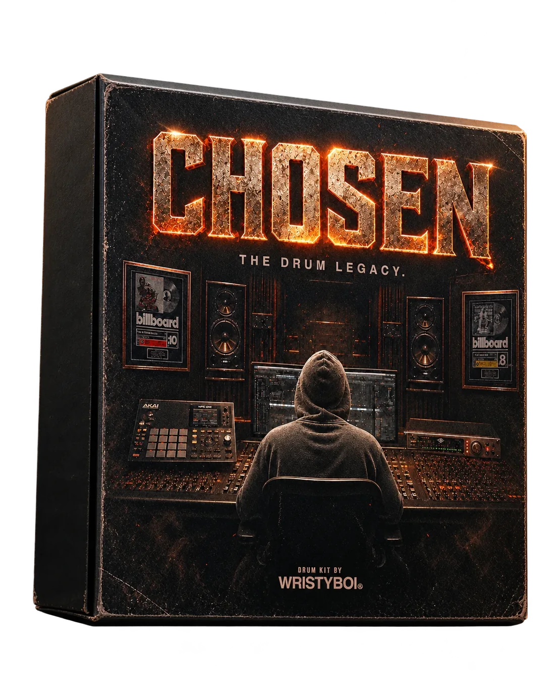 CHOSEN — The Drum Legacy drum kit, collector case artwork